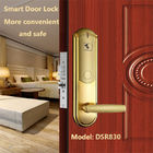 Cerradura elegante de plata del sistema 4.8V de la cerradura de puerta de la tarjeta del hotel 4AA para la puerta de madera