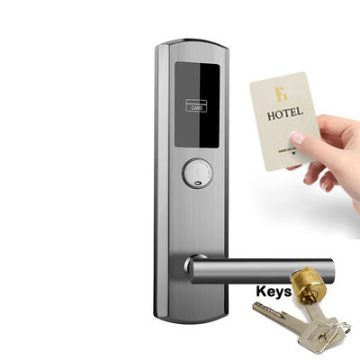 Manija electrónica de la llave electrónica de la puerta del sistema de la cerradura del hotel de SUS304 Smart RFID