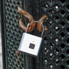 Candado de huellas dactilares inteligente para puerta al aire libre Cerradura de almohadilla biométrica sin llave resistente al agua