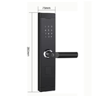 Puerto de carga USB Cerradura de puerta con huella digital Cerradura de puerta sin llave para el hogar con bloqueo de aplicación TT