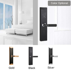 Cerraduras de puerta inteligentes electrónicas con huella dactilar de aleación de aluminio, cerradura de puerta sin llave USB para dormitorio