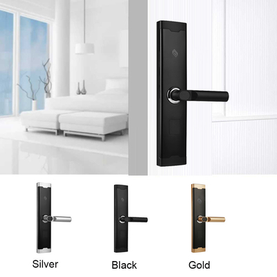 Cerraduras de puertas con tarjeta inteligente de color oro de acero inoxidable para hoteles