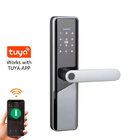 Contraseña de tarjeta Tuya Deadbolt sin llave Smart huella digital Cerradura de puerta cerraduras inteligentes