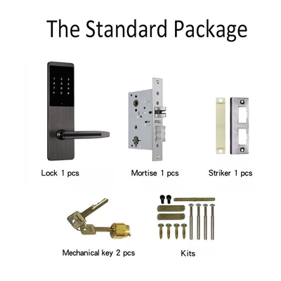 Seguridad Bluetooth Smart Keypad Cerradura de puertas TTlock App Cerradura de puertas para Apartamento Oficina en el hogar