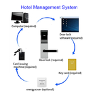 Cerraduras electrónicas del hotel de la llave de la tarjeta del sistema de bloqueo del hotel de DC 6V RFID para el motel del hotel