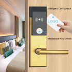 Cerradura de puerta de cinco estrellas de Smart de la cerradura de puerta del hotel del hotel RFID de la cerradura elegante de la tarjeta