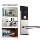 4 colores opcionales cerraduras electrónicas de puerta inteligente de acero inoxidable con aplicación de tarjeta de contraseña