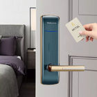 3 colores opcionales cerraduras de puertas inteligentes de hotel sin llave con tarjeta de deslizamiento