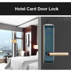 Cerraduras de puertas con tarjeta de llave inteligente de color negro de aleación de zinc para hoteles Motel Airbnb