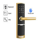 Cerradura sin llave de Digitaces de puerta del App de TTlock de la cerradura de la seguridad de cerradura del tirador de puerta elegante inteligente del código