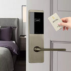 Cerradura Smart del hotel de la alta seguridad con la tarjeta de la habitación y la llave mecánica
