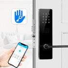 Color negro Bluetooth TTlock contraseña cerraduras electrónicas de puertas inteligentes para apartamentos