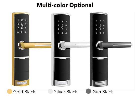 Color dorado Control remoto Smart Keypad Cerradura de puerta con aplicación TTlock Clave de tarjeta