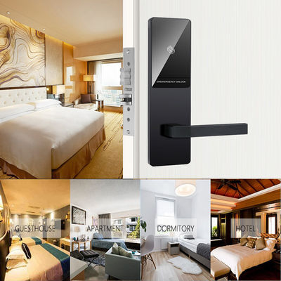 Cerraduras de puertas con tarjeta de hotel de aleación de aluminio con codificador de tarjetas y interruptor de ahorro de energía