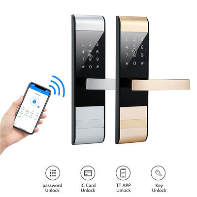 4 en 1 contraseña TTlock App Card Smart Keypad Cerradura de puerta para Apartamento Hotel Oficina