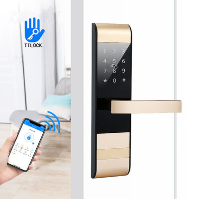 4 en 1 contraseña TTlock App Card Smart Keypad Cerradura de puerta para Apartamento Hotel Oficina