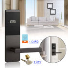 Aleación de aluminio de las cerraduras de puerta de Smart del hotel de la llave de tarjeta del RFID con software libre de la gestión