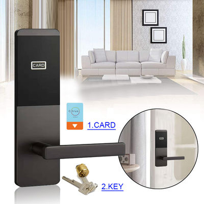 Puerta de madera Rfid Hotel Cerraduras de puertas de tarjeta de clave con software gratuito de gestión de PC