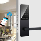 Color negro TTlock cerraduras de puertas controladas por aplicación Bluetooth para oficinas en el hogar de apartamentos
