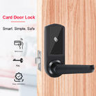 Cerraduras de puertas con llave de tarjeta RFID de aleación de aluminio con cerraduras de puertas con certificaciones CE FCC