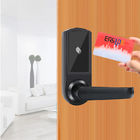 Cerradura elegante de la llave electrónica del hotel de las cerraduras de puerta del hotel negro de Mifare 1.5V