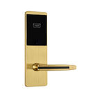 Opciones de 4 colores Cerraduras de puertas inteligentes de hotel de aleación de zinc con tarjeta de giro y llave mecánica