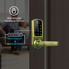 Cerradura de puerta con cerrojo de seguridad con huella dactilar inteligente Digital sin llave WiFi con contraseña de tarjeta electrónica