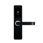 Negro de la cerradura de puerta de la tarjeta del hotel RFID/aleación de plata del cinc con software libre