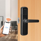 App inteligente WIFI DC6V de Tuya de la cerradura de puerta de la huella dactilar del telclado numérico para el hogar