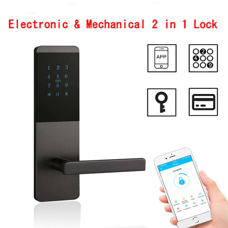 Cerradura digital sin llave controlada con pantalla táctil