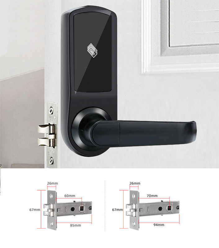 Cerradura de puerta de las cerraduras de puerta de la llave electrónica de DC 6V del hotel Sus304 RFID Digital