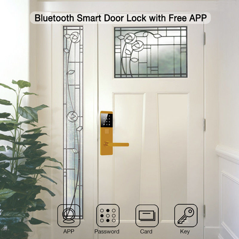 Cerradura de aleación de aluminio TTlock contraseña cerraduras electrónicas inteligentes de puertas para apartamentos oficina en casa
