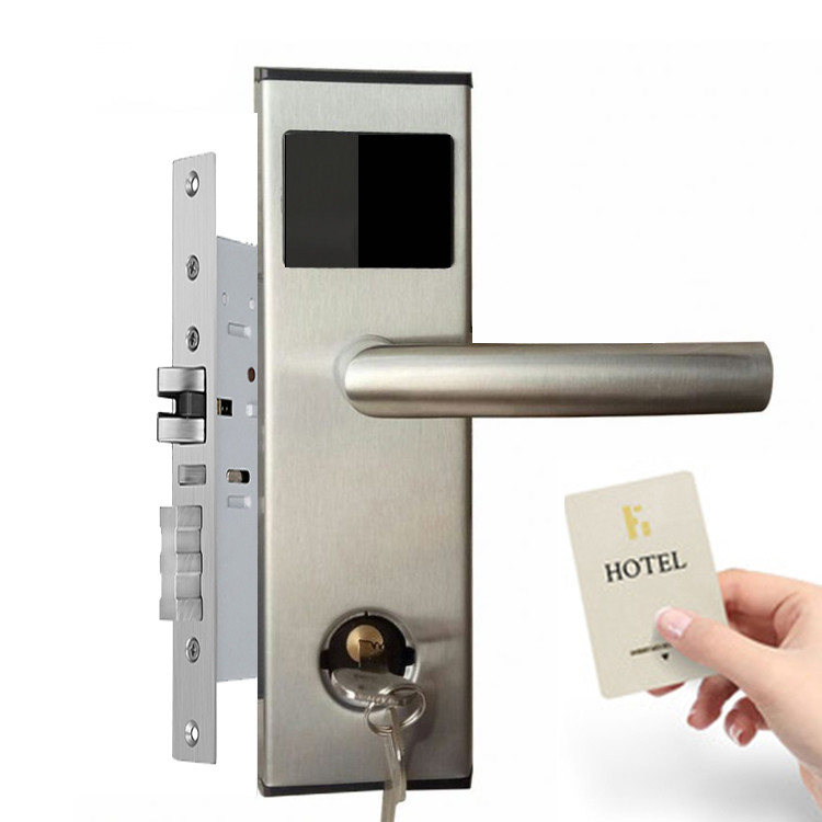 Lector de tarjetas de la cerradura de puerta de la tarjeta electrónica del hotel 240m m 125KHz Door Lock