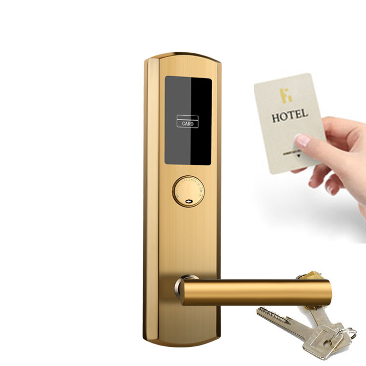Sistema de cerradura de puerta de tarjeta llave de acero inoxidable 304 para habitación de hotel de negocios