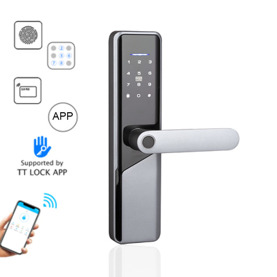 Cerradura de puerta inteligente biométrica digital 5 en 1 con 4 pilas AA