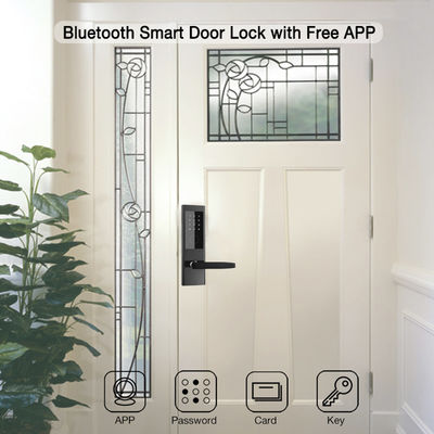 TTlock Aplicación controlada sin llave Cerradura digital de puerta Apartamento Cerraduras inteligentes de puerta